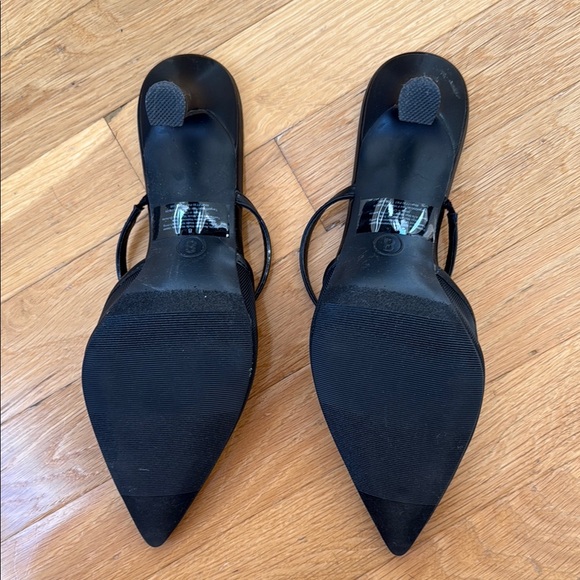 A New Day Black Stiletto Heels with Pointed Toe - Picture 2 of 3